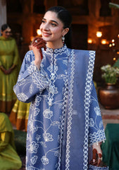Lawn - Cross Stitch - Eid Edit 26 - LWN#103 - ETHNIC BLUE