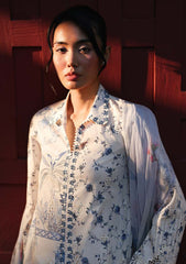 Lawn - Qalamkar - Q Prints - Unstitched 26 - QQL#08-A - Aerin