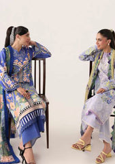 Lawn - Roheenaz - Rosette Unstitched 26 - RUNSS25#64B - BLUSH MEADOW