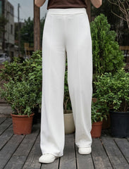 Pret - Moven - Cotton Blended Jersey Trouser - White