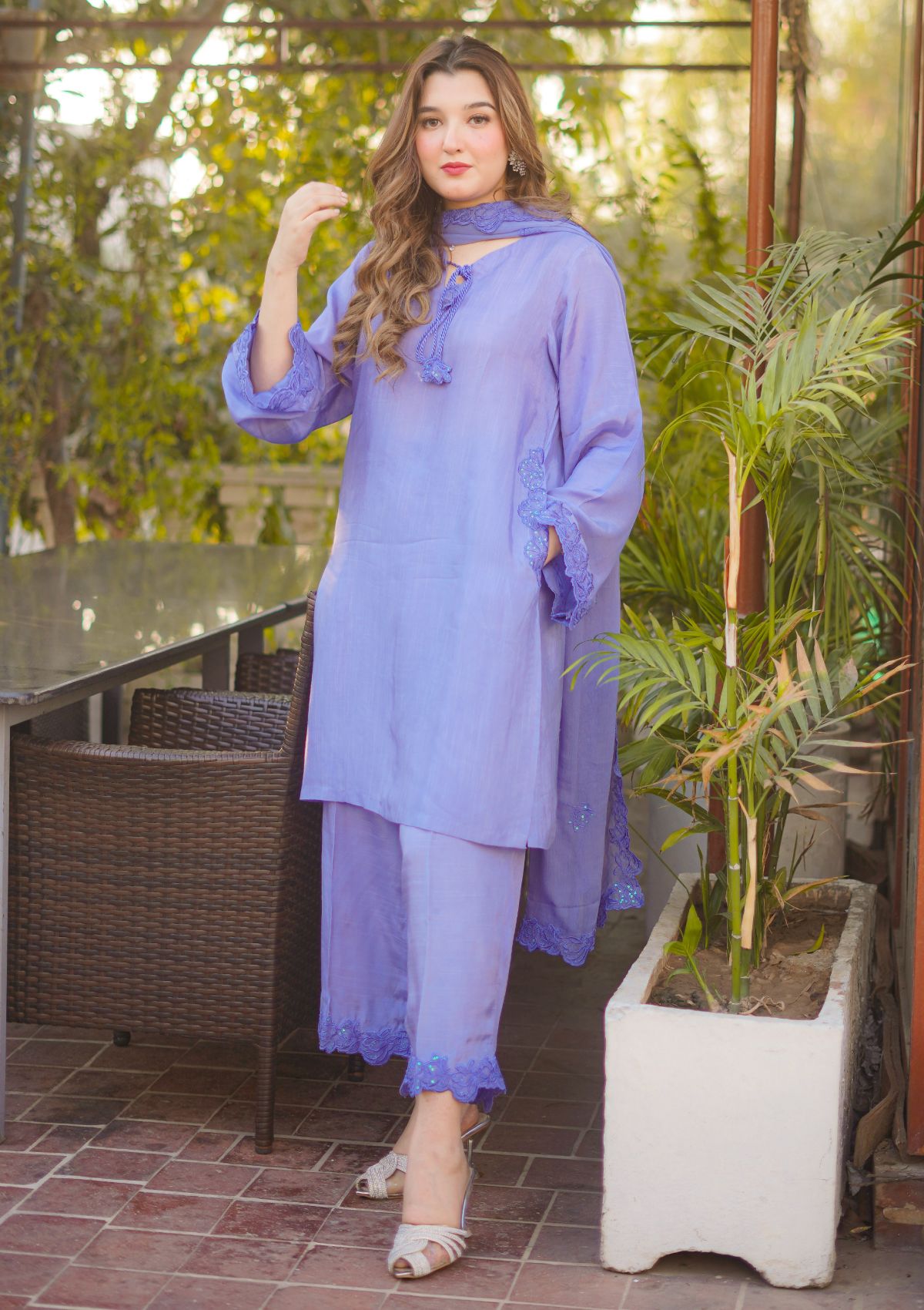 Pret Collection - Fozia Khalid - Silkspire - FKS#06 - LAGOON (BLUE)