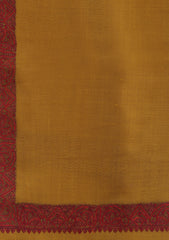 Pashmina Emboridered Shawl D - 169R - MUSTARD
