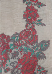 Pure Pashmina Kaani Jamawar Shawl D - 113 - L Brown