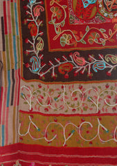 Wool Ari Work Shawl D - 42 - Multi