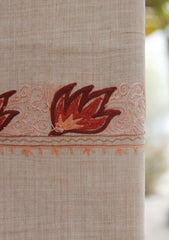 Wool Ari Work Shawl D - 27 - SKIN