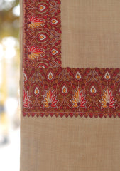 Pashmina Emboridered Shawl D - 168 - S GOLD