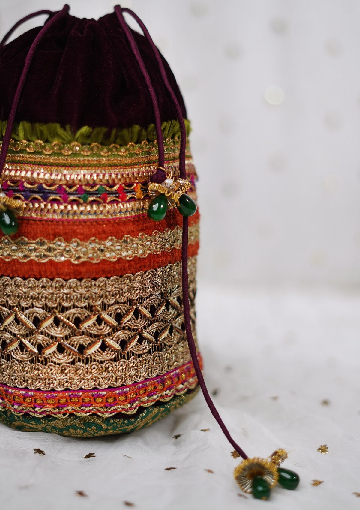 Bags Collection - Sadias Collection - Velvet Potli - D#06