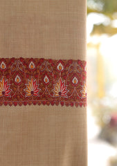 Pashmina Emboridered Shawl D - 168 - S GOLD