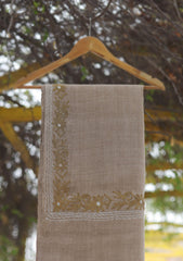 Wool Ari Work Shawl D - 26S - Brown