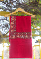 Pashmina Emboridered Shawl D - 168 - Maroon