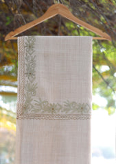Wool Ari Work Shawl D - 26 - S FAWN