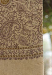 Wool Ari Work Shawl D - 24D - L GOLD