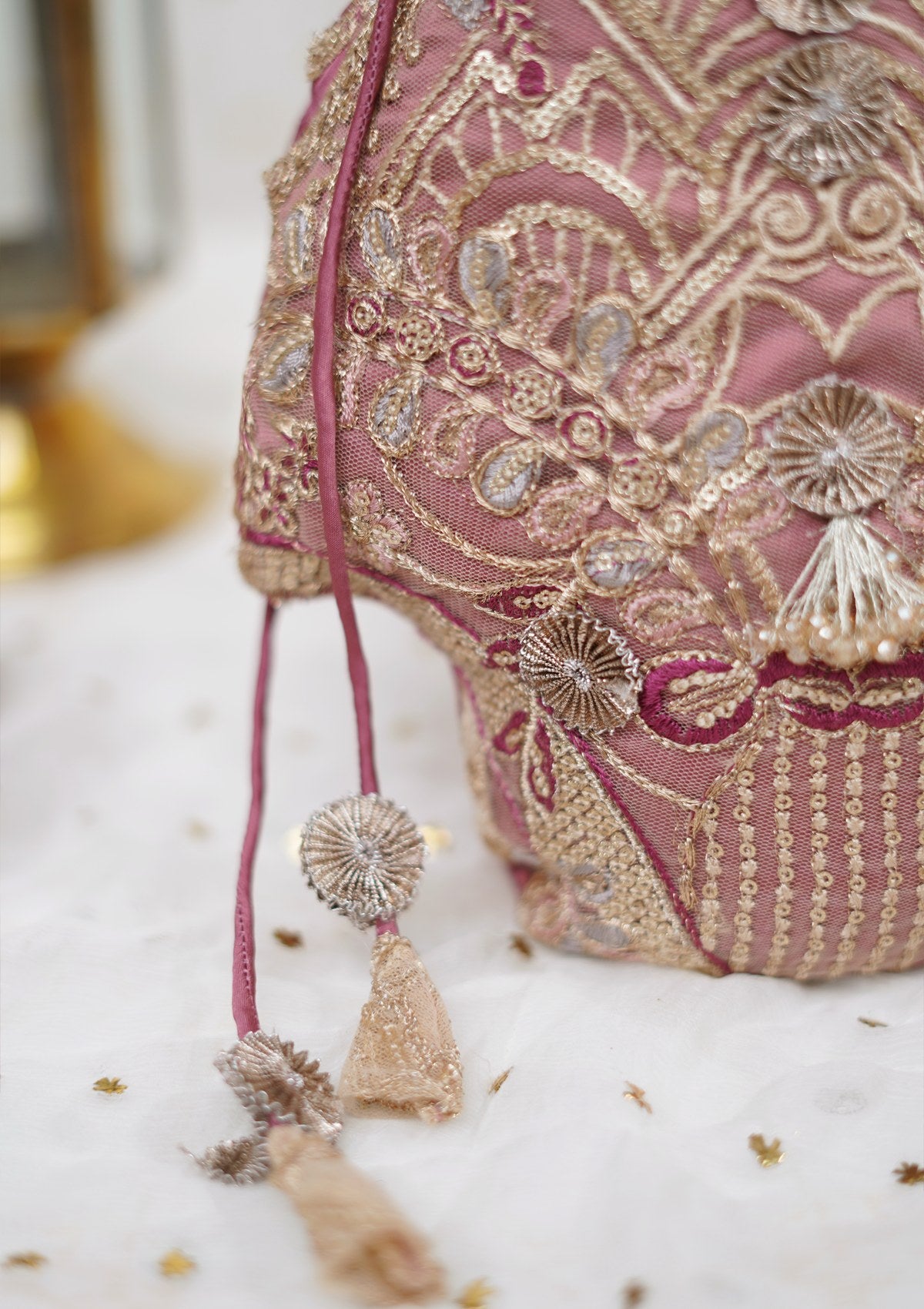 Bags Collection - Sadias Collection - Velvet Potli - D#01