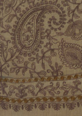 Wool Ari Work Shawl D - 24D - L GOLD