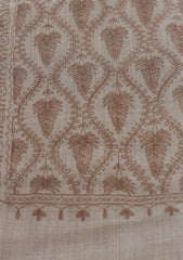 Wool Ari Work Shawl D - 21F - S FAWN