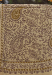 Wool Ari Work Shawl D - 24D - L GOLD