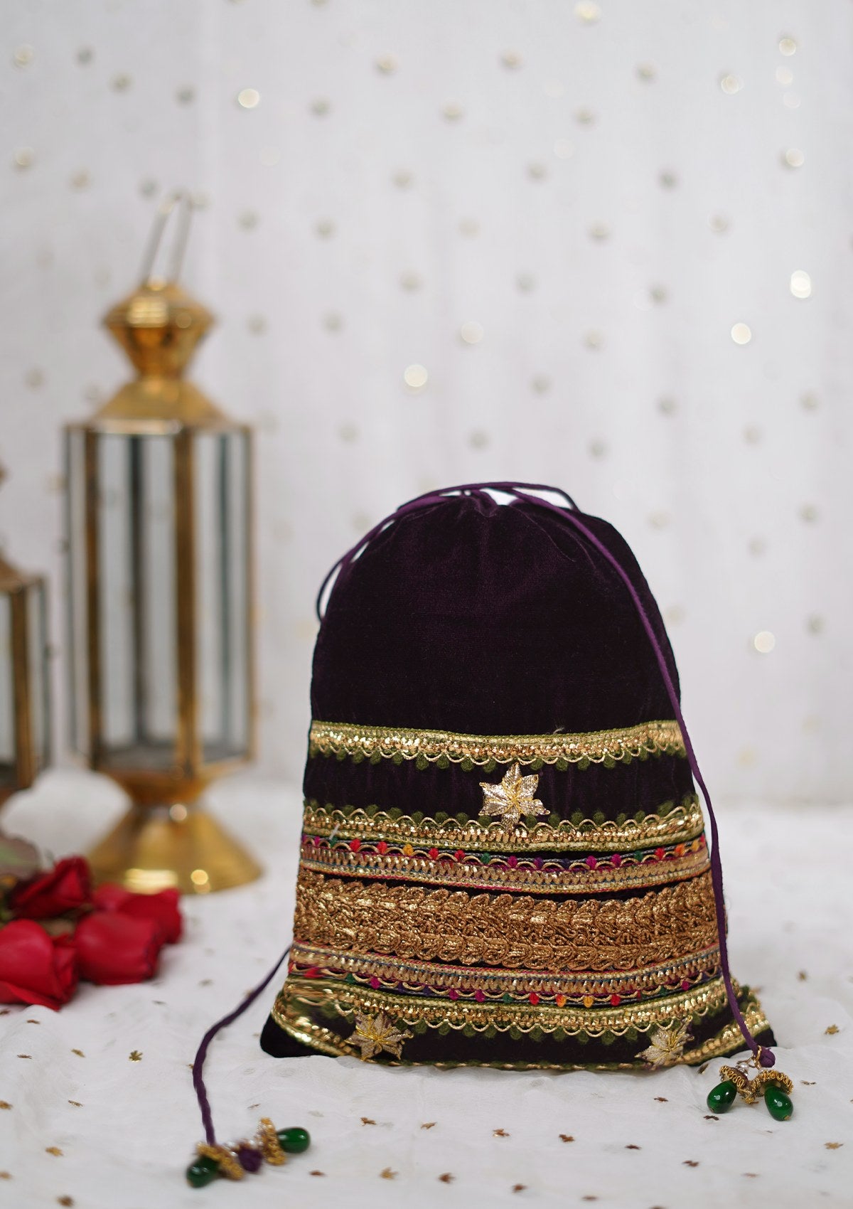 Bags Collection - Sadias Collection - Velvet Potli - D#09