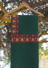 Pashmina Emboridered Shawl D - 168C - B GREEN