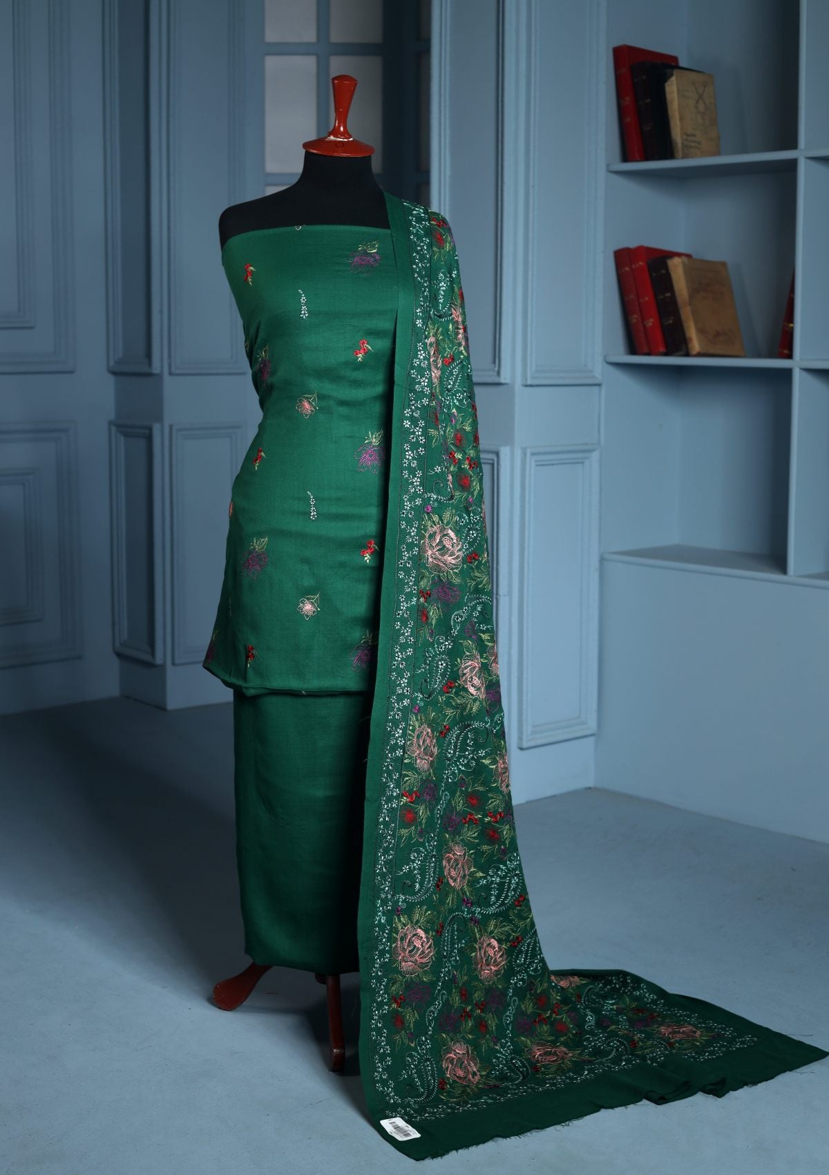 Winter Collection - Riwaj - Pashmina Embroidered Suit - Volume II - D#14 (A)