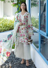 Lawn - Elaf Premium - Santorini Prints 26 - EPN#09B - CHANTILLY