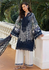 Lawn - Elaf Premium - Signature Embroidered Prints 26 - ESA#03B - VICTORIAN MUSE