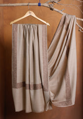 Pashmina Embroidered Border Shawl D#01 - Skin