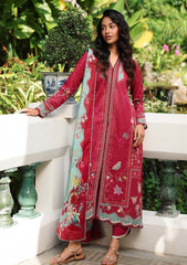 Lawn - Qalamkar - Q Prints - Unstitched 26 - QQL#05-A - Brie