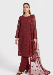 Formals - Riwaj - Fancy Net - 2 Pcs Suit - CND#1208 - Maroon