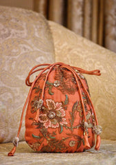 Bags Collection - Sadias Collection - Potli - D#12 Rusty Jal