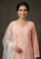 Formals - Riwaj - Fancy 26 -  Thread Work - 2 Pcs - D#04 - Peach