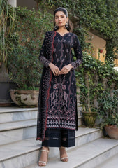 Lawn - Farasha - Bahar - FB25#10 - Black Rose