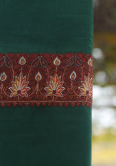 Pashmina Emboridered Shawl D - 168C - B GREEN