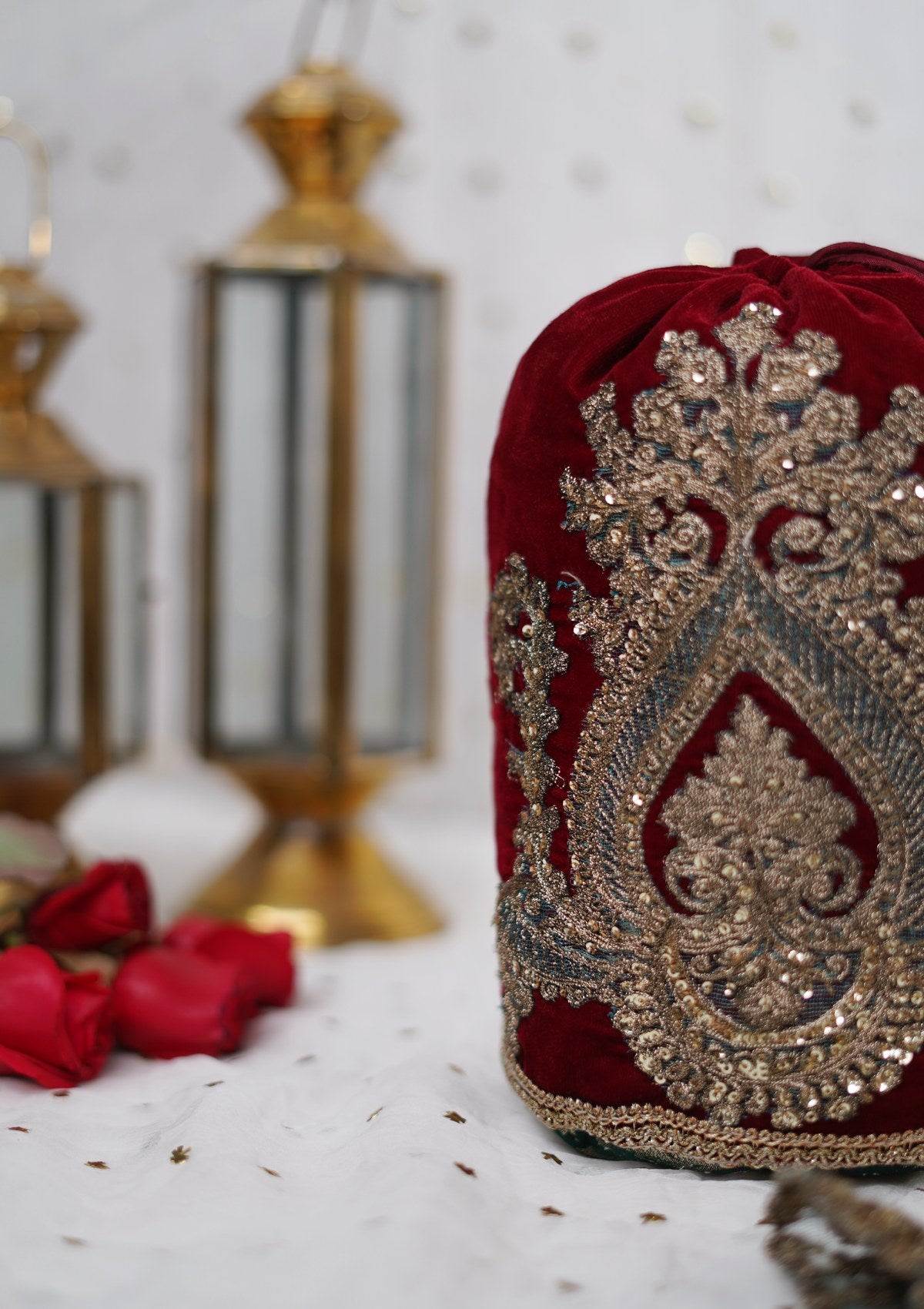 Bags Collection - Sadias Collection - Velvet Potli - D#18