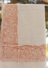 Wool Ari Work Shawl D - 29G - SKIN