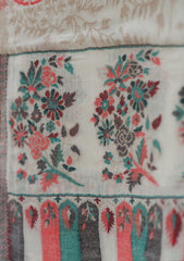 Pure Pashmina Kaani Jamawar Shawl D - 118 - FAWN