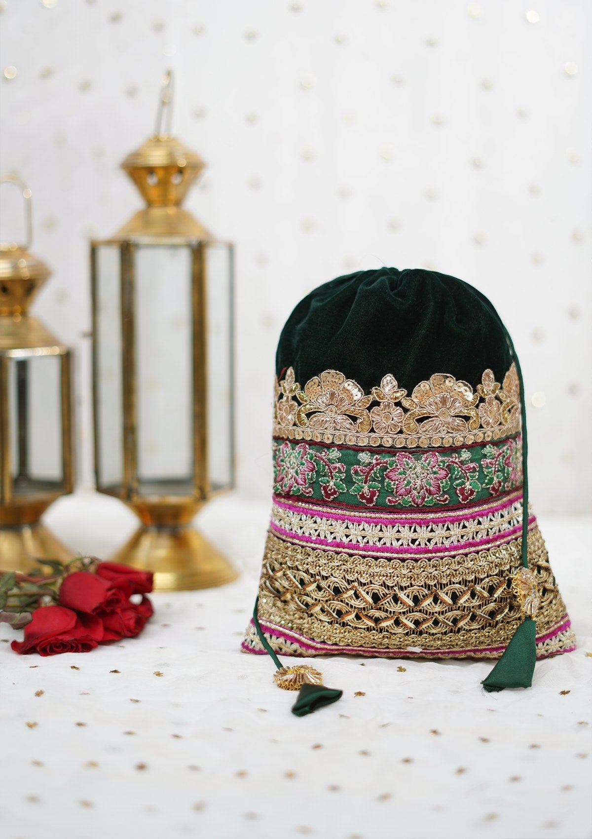 Bags Collection - Sadias Collection - Velvet Potli - D#11