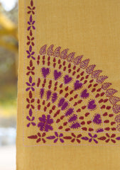 Wool Needle Work Shawl D - 47