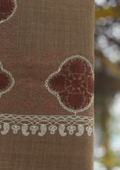 Wool Ari Work Shawl D - 21 - BROWN