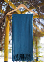 Plain Wool Shawl D - 17 - D Zink