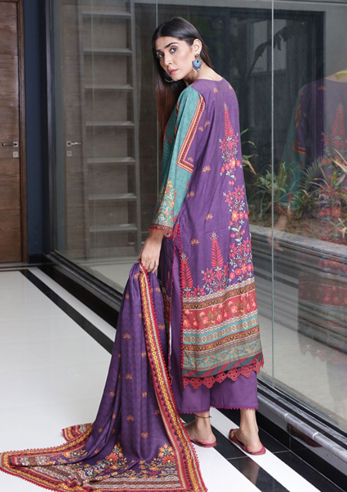 Winter Collection - Humdum - Kashaf - Wool Prints - KS#08