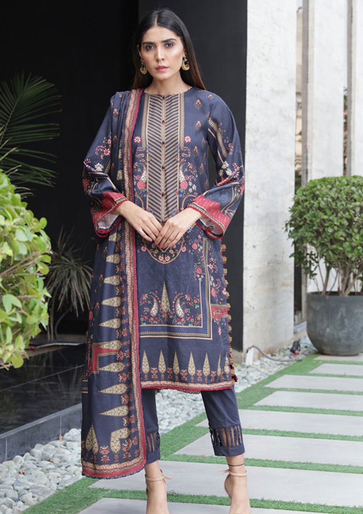 Winter Collection - Humdum - Kashaf - Wool Prints - KS#02