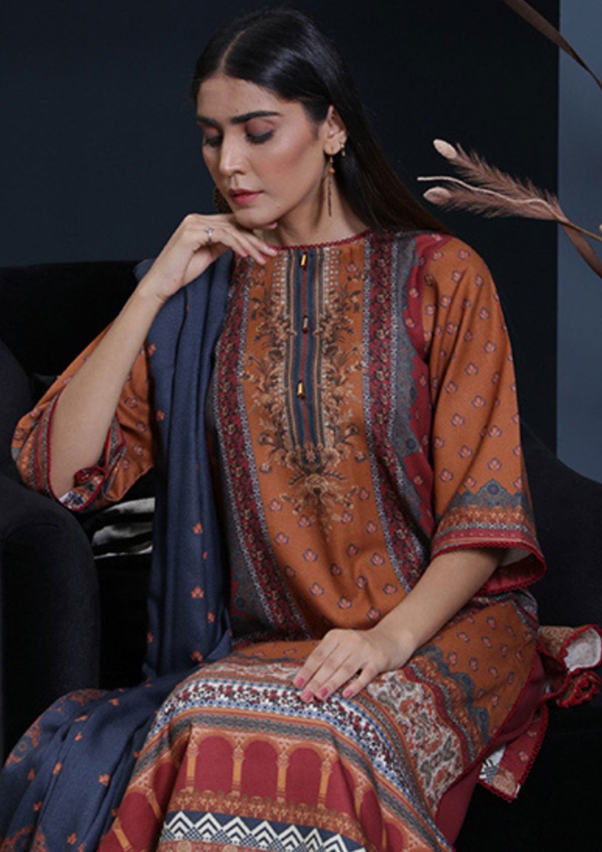 Winter Collection - Humdum - Kashaf - Wool Prints - KS#05