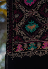 Wool Ari Work Shawl D - 1E - Multi