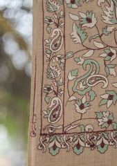 Pashmina Emboridered Shawl D - 159 - Brown