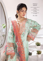 Lawn Collection - Rang Rasiya - Breeze - D#04 Mint