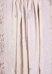 Pashmina Chantilly Patch Work Shawl D#03 - Fawn