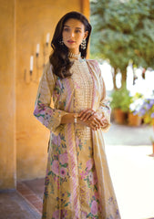 Lawn Collection - Elaf - Print Chikankari 24 - ECT-04A - Twinkle