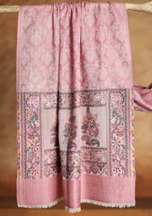 Pashmina Jamawar Scarf D#50 - L Pink