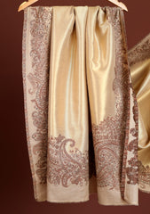 Pashmina Zari Jamawar Shawl D - 56 - Skin