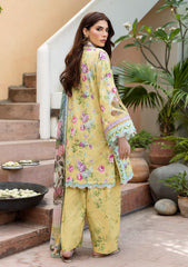 Lawn - Elaf Premium - Prints 25 - ECD#5B - SAFFROSE